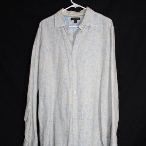 Banana Republic Paisley Shirt XL Tall